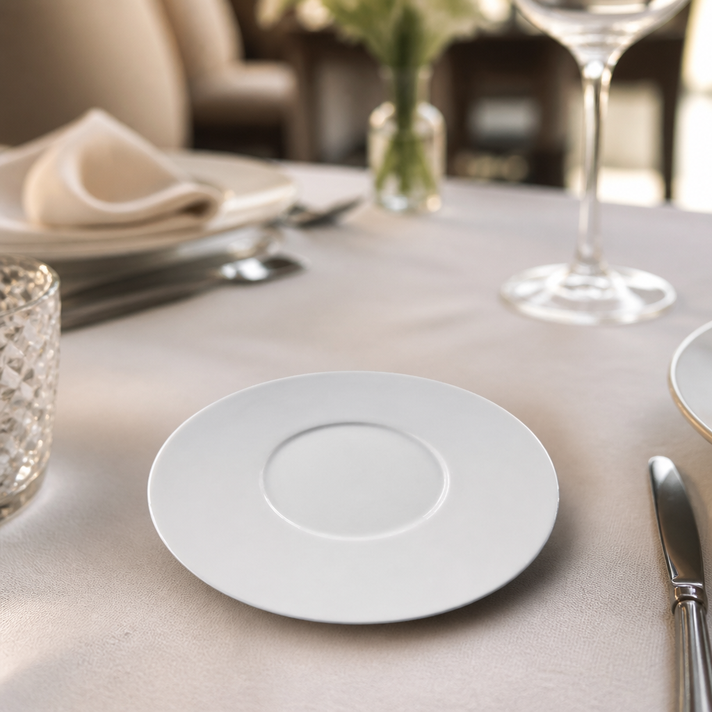 Commercial Porcelain Saucers 148mm - 12 Pack