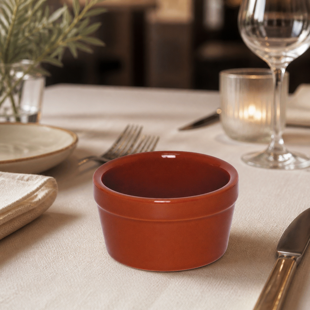 Commercial Rustic Ramekins 95mm 210ml for tapas serving