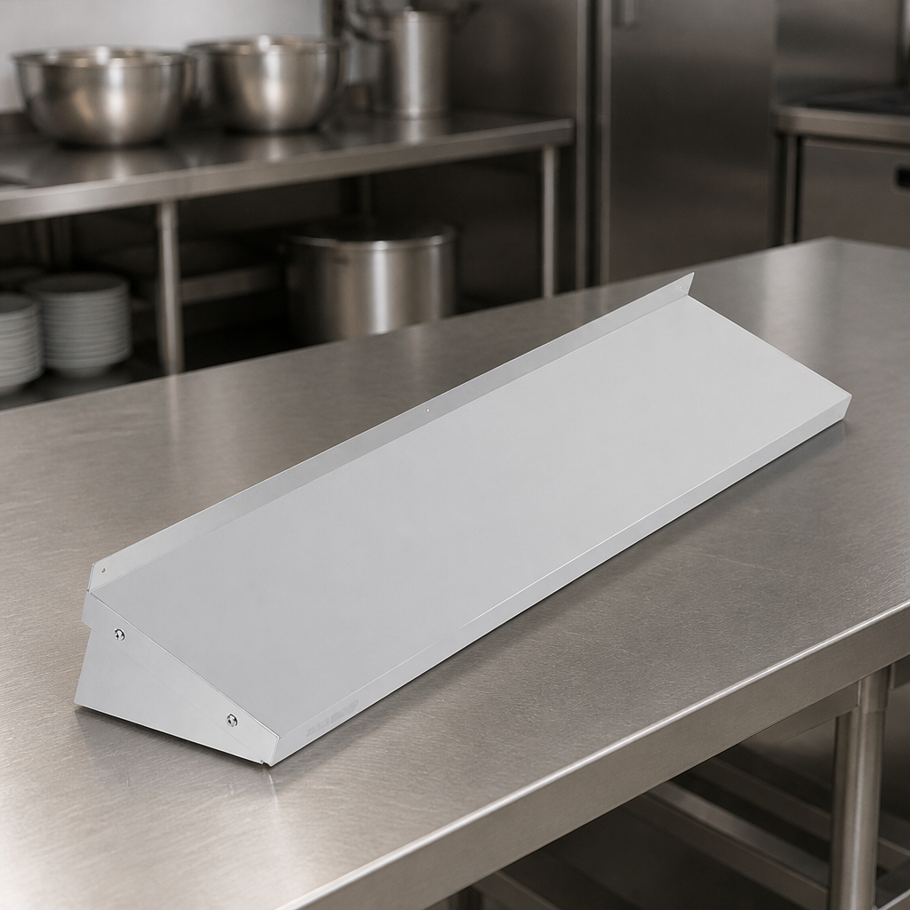 Commercial Stainless Steel Wall Shelf 1200mm 50kg Capacity