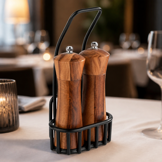 Commercial Salt And Pepper Mill Set 240x85mm Urban Style