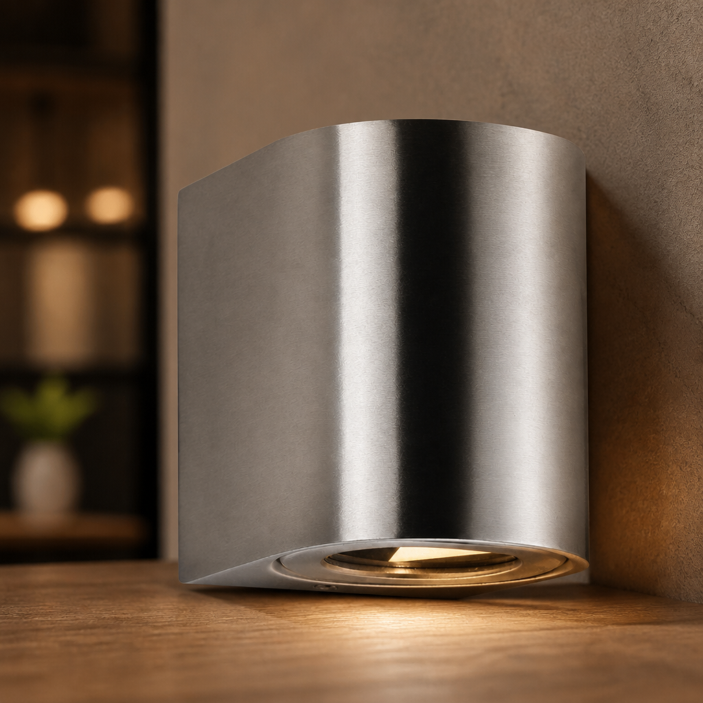 Commercial Stainless Steel Outdoor Wall Light 104mm Height