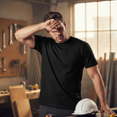 Premium Heavy Duty T-Shirt with Padded Neckline and Triple Stitched Seams for Ultimate Strength and Comfort