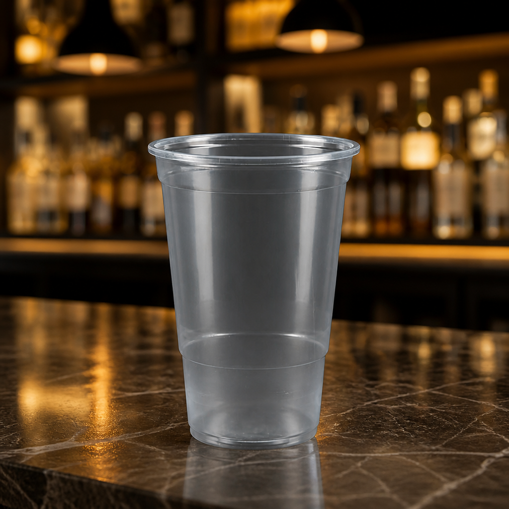 570ml Clear Commercial Pint Glasses - 1000 Pack