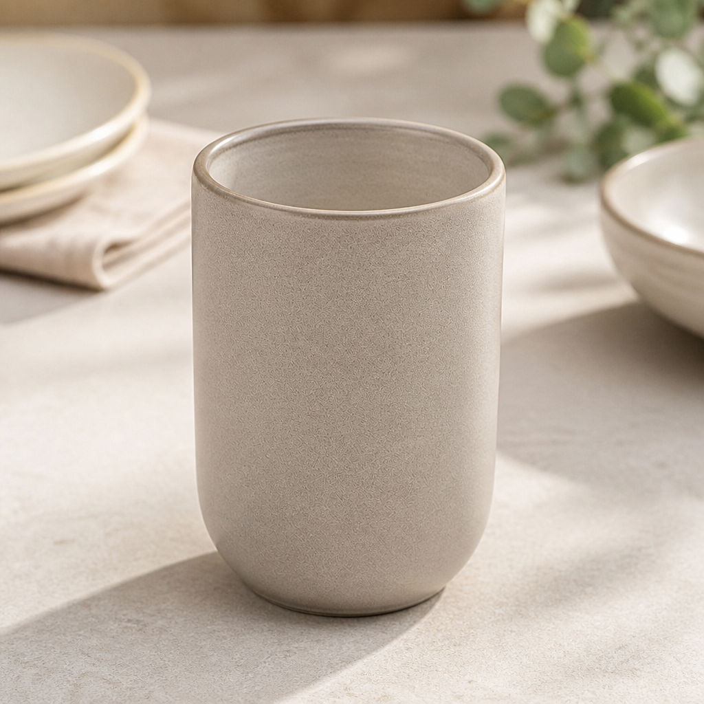 Commercial Handleless Mugs 380ml 6 Pack Elegant Tableware