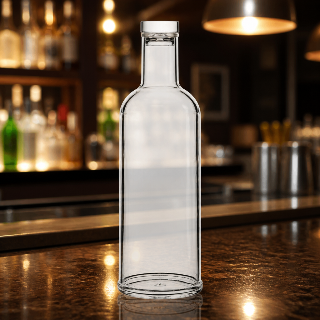 Commercial 1L Glass Bottles - 12 Pack for Bars and Restaurants