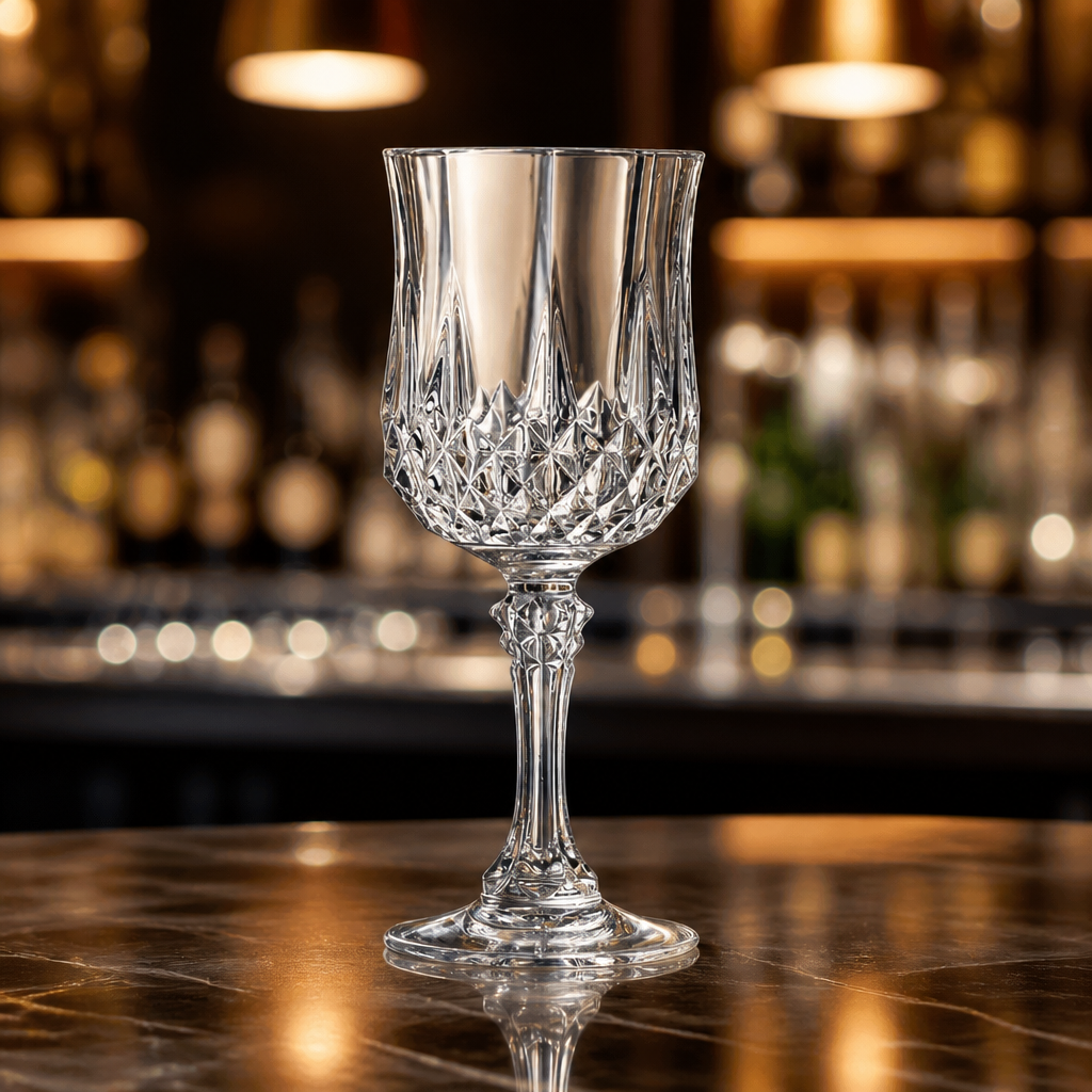 Commercial Wine Glasses 170ml Clear Glass 8 Pack