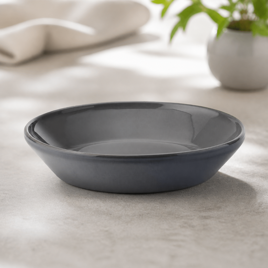 205mm Slate Ceramic Bowls Set of 6 for Commercial Dining