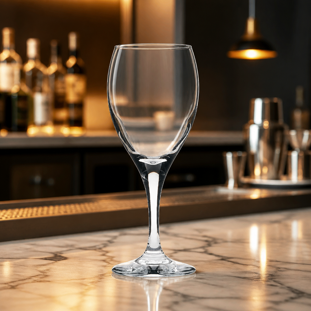 Commercial Wine Glasses 250ml - 12 Pack Teardrop Design