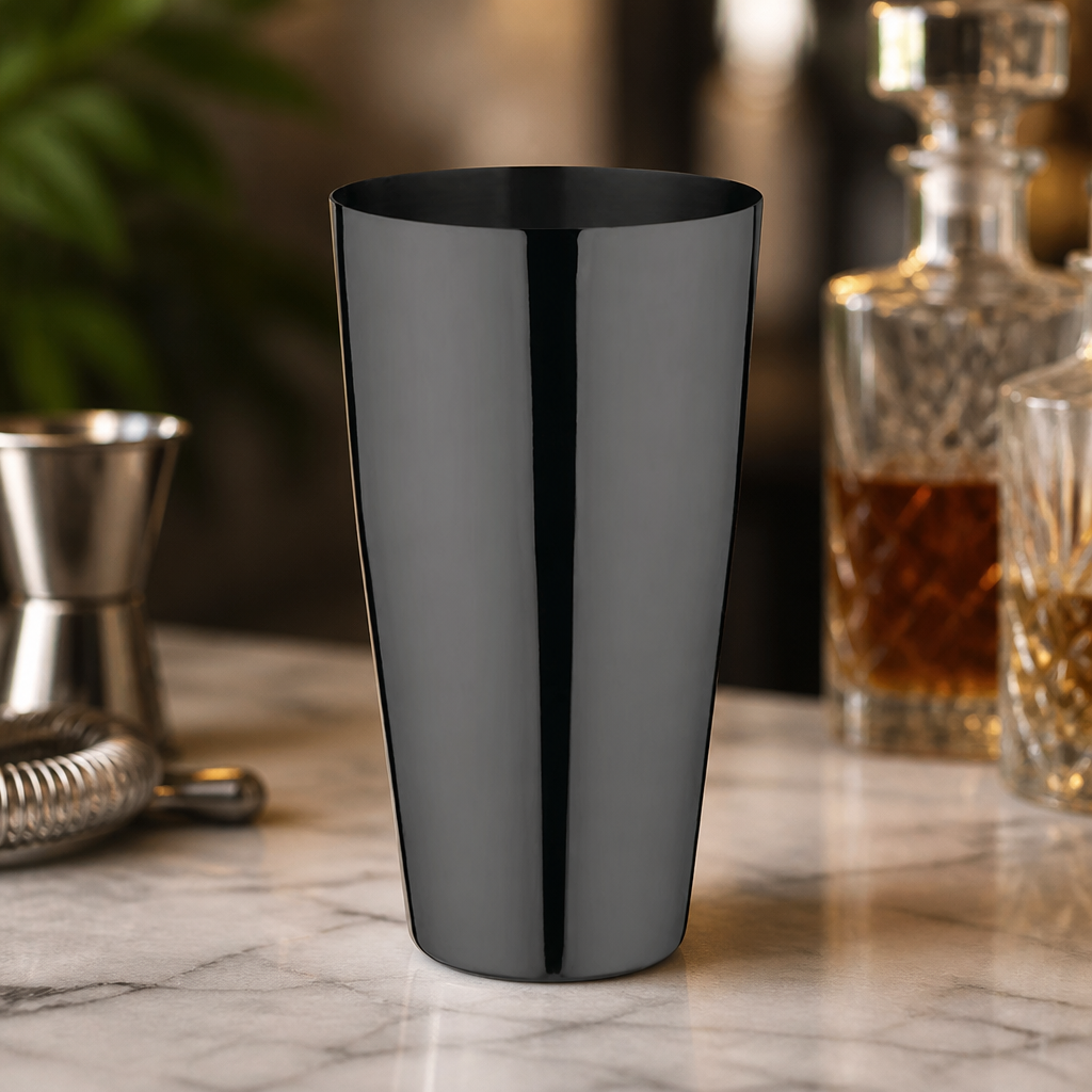 Gunmetal Boston Cocktail Shaker for Commercial Bars 28oz