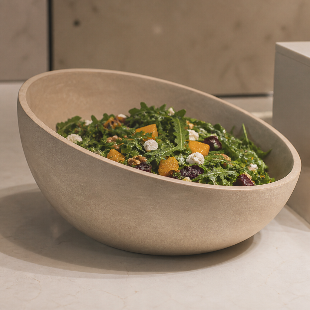 Commercial sloping concrete fruit bowl 1.7Ltr 260Ømm