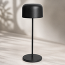 300mm Cordless Table Lamp with USB Charging Base Black