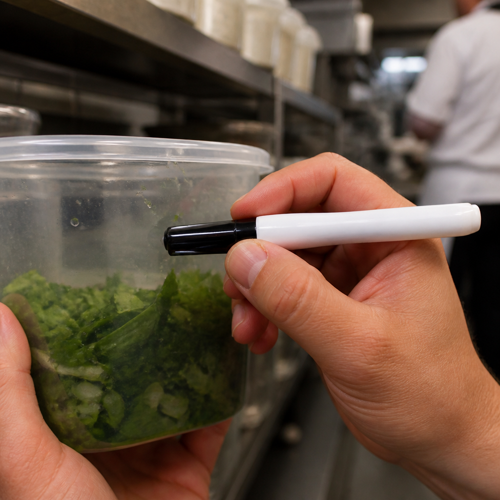 Food Storage Marker Pen for labelling containers and ingredients