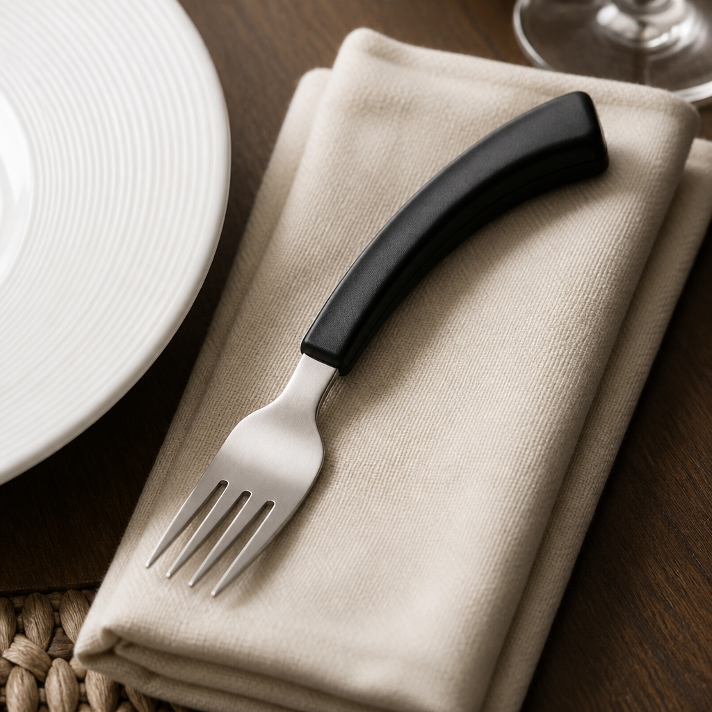 Right Handed Adapted Forks 12 Pack for limited mobility use