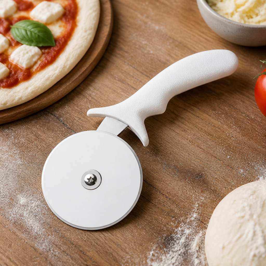 4 inch ergonomic handle pizza cutter wheel