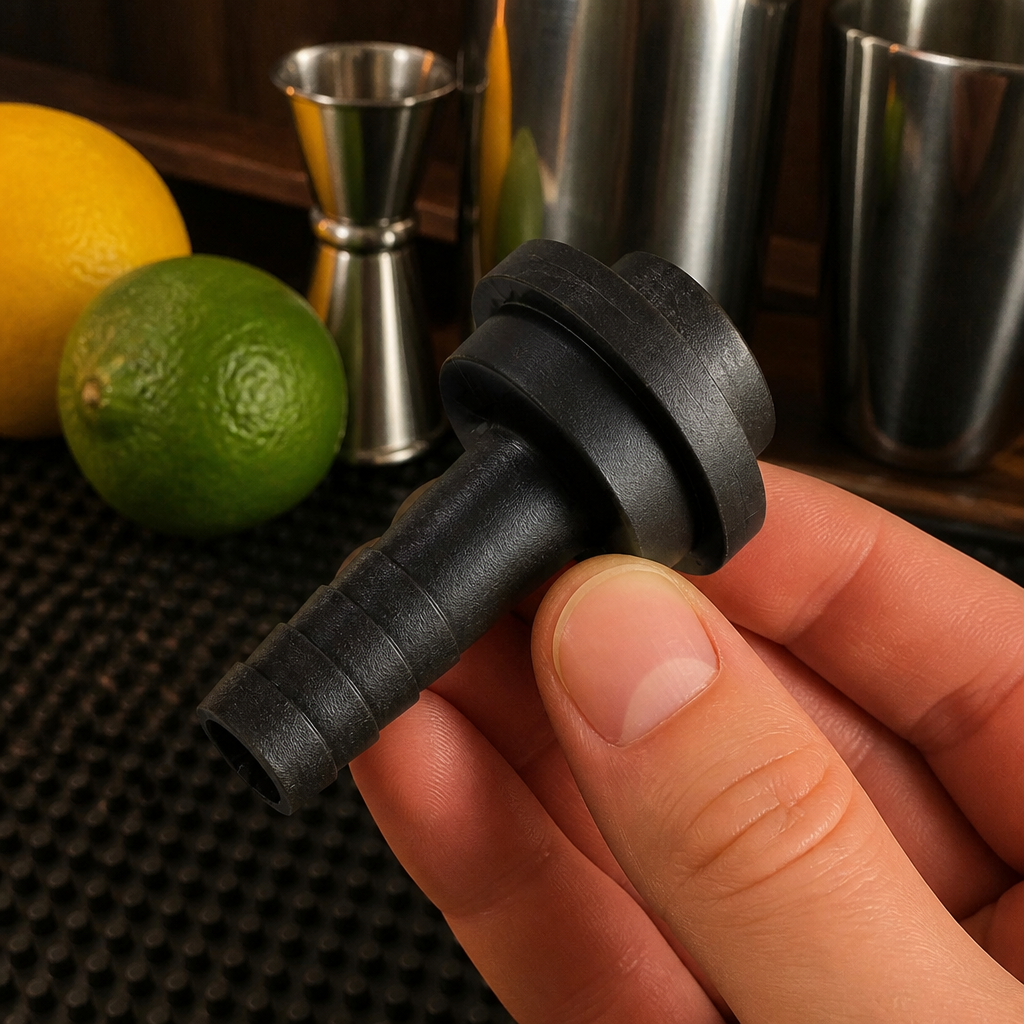 Commercial Hose Tail 9mm BSP for pub and cellar equipment