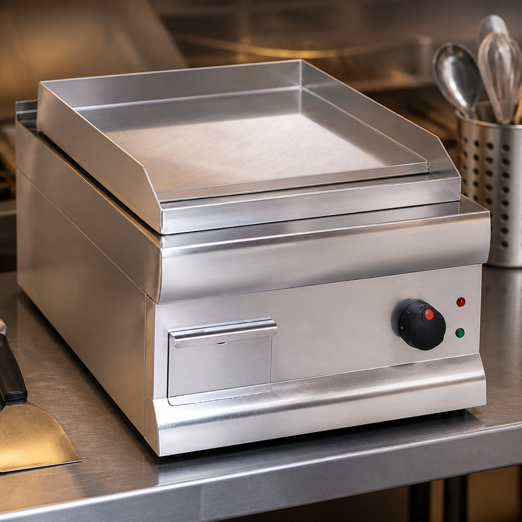 Commercial Electric Griddle 450mm Steel Plate Heavy Duty