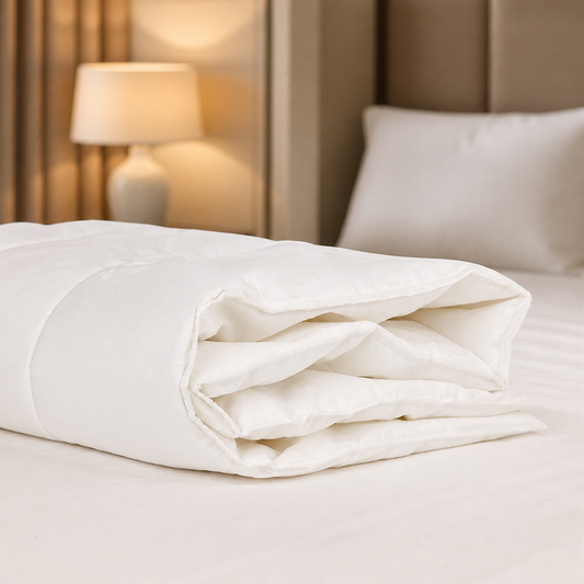 10.5 Tog Single Commercial Duvet for Housekeeping 137x198 cm