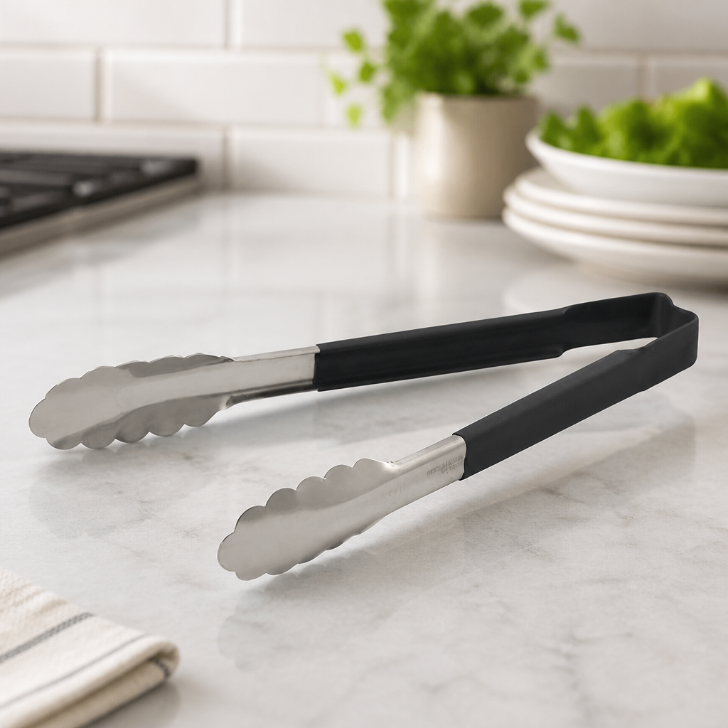 12" Commercial Kool Touch Tongs for Safe Food Handling