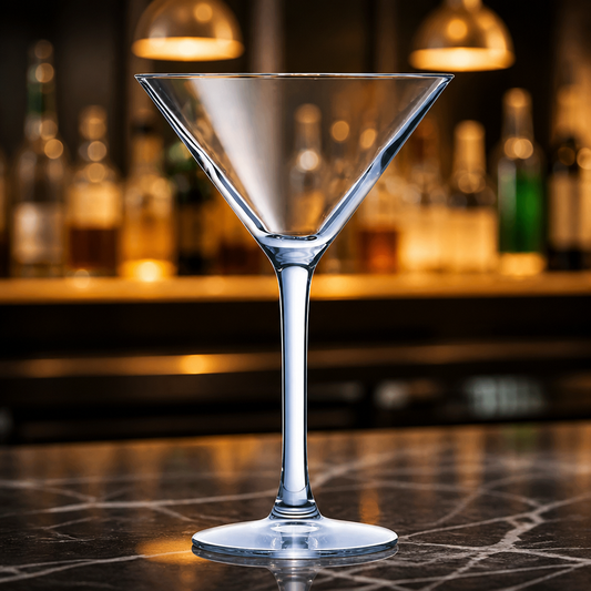 Commercial Martini Glasses 210ml Clear 12 Pack