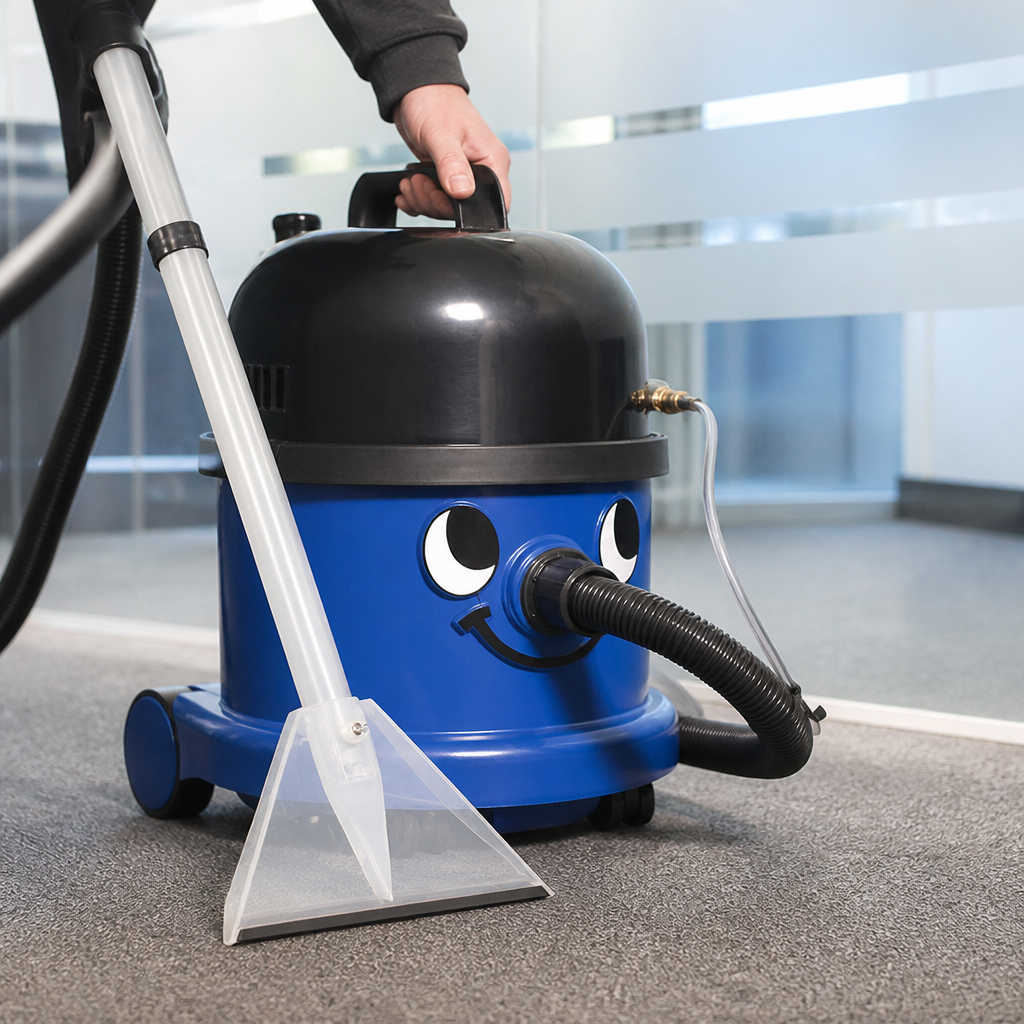 Commercial Carpet and Upholstery Cleaner with Shampoo Tool