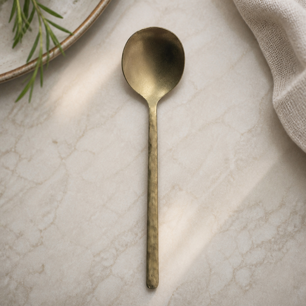 Commercial Stainless Steel Vintage Gold Tablespoons 12 Pack