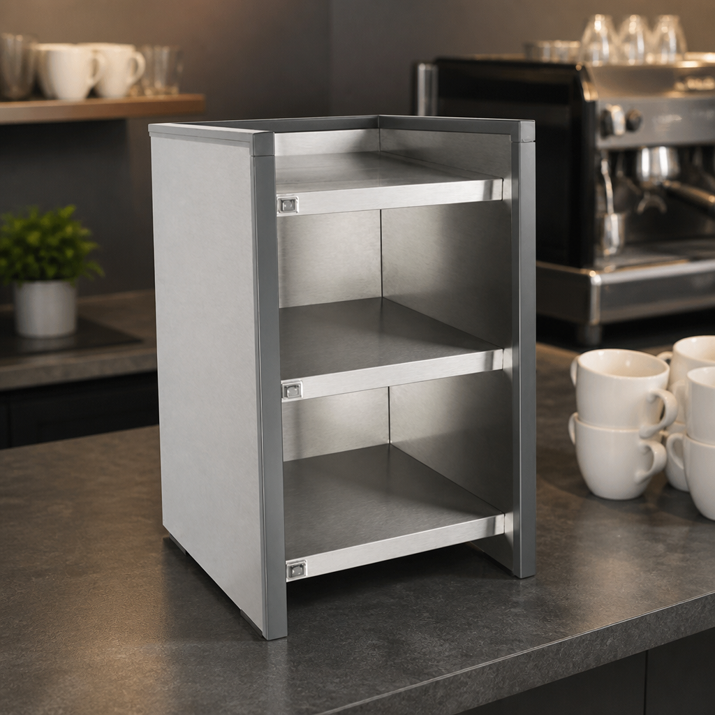 Commercial 3 Shelf Cup Warmer for 120 Cups Stainless Steel