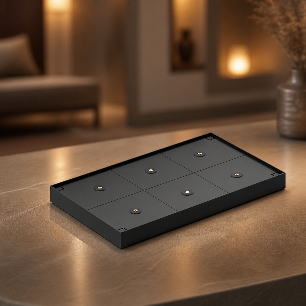 Commercial Charging Tray for up to Six Table Lamps