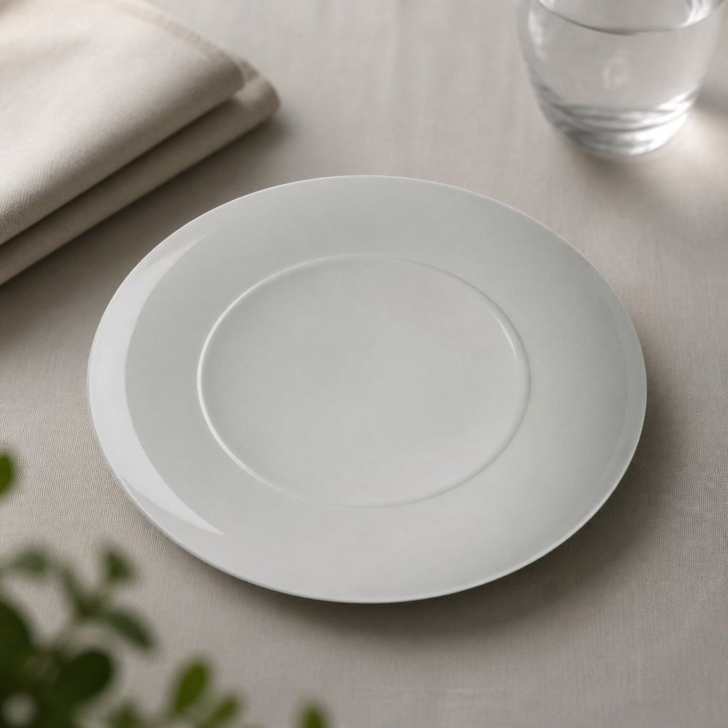 Commercial Porcelain Plates 279mm for Banqueting 12 Pack