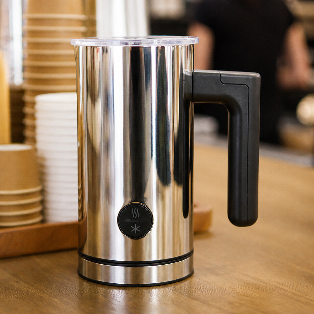 Commercial Milk Frother 0.3L Stainless Steel Aerator