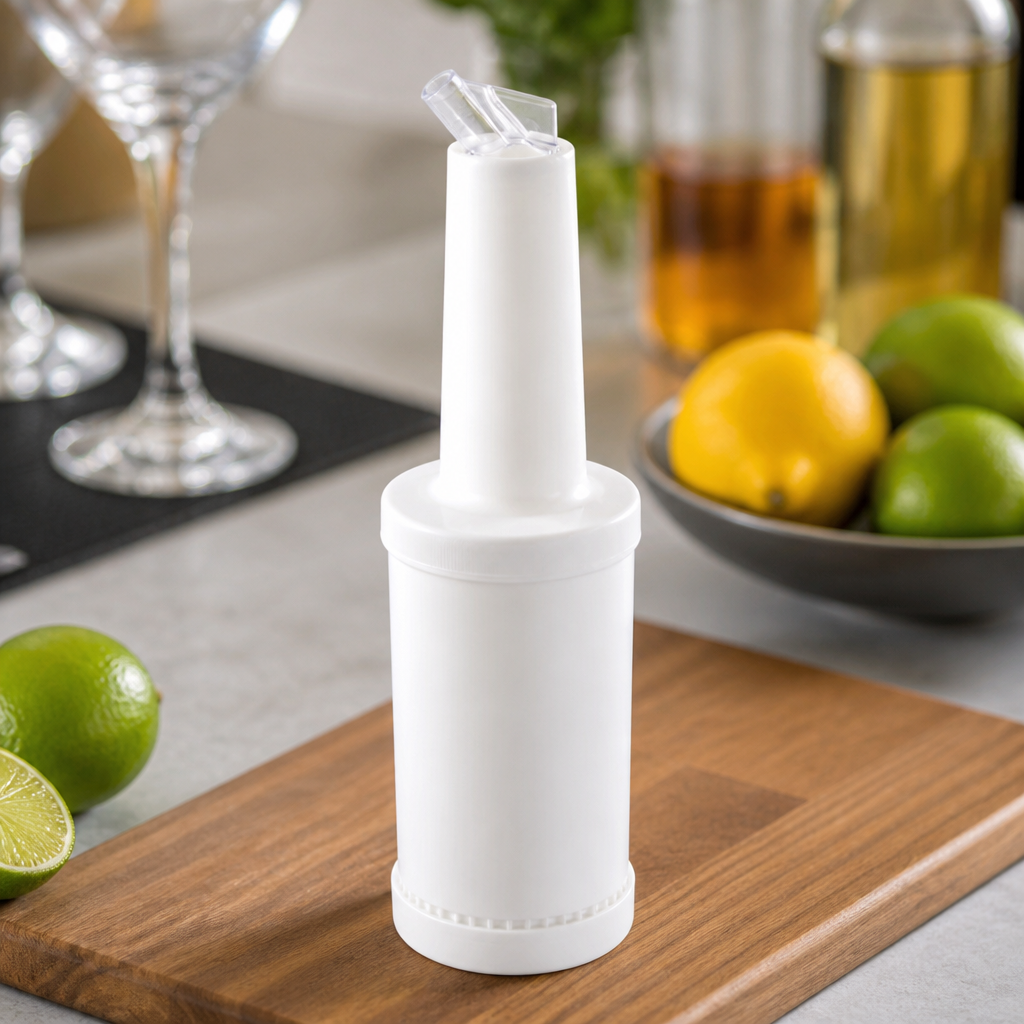 1Ltr Commercial Juice Pour and Store with Detachable Lid