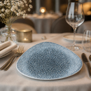 Triangular Plates Topaz Blue 260mm - 12 Pack Commercial Crockery