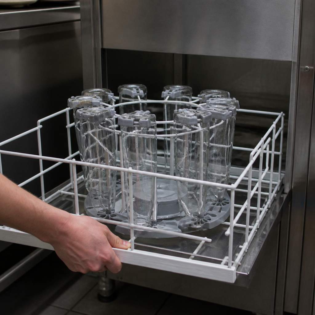 Commercial Bottle Rack for UC Series Warewasher 200x500mm