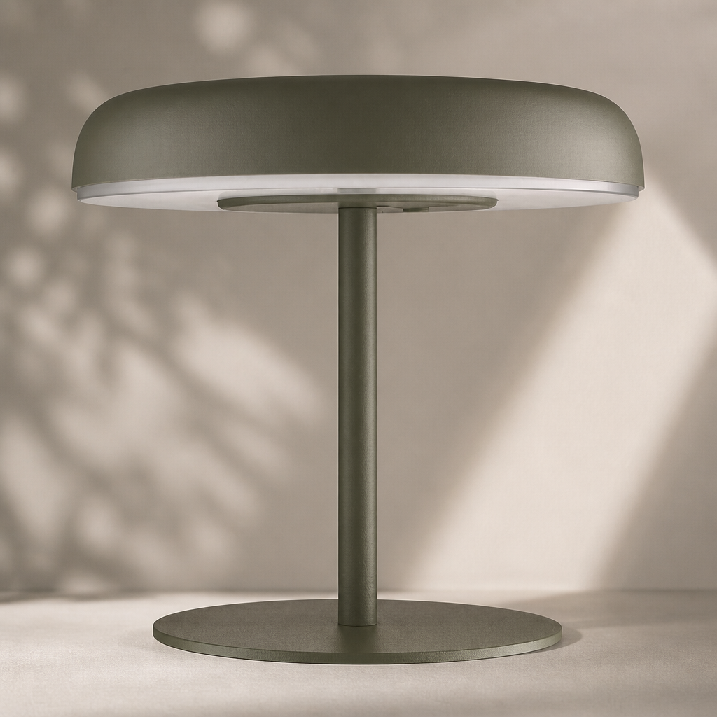 Commercial Outdoor Solar Battery Light Rated Green