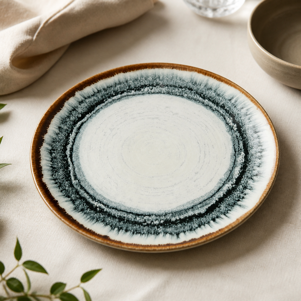 Flare natural coupe plates 217mm 12 pack for restaurants