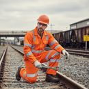 Premium High Visibility Boilersuit for Rail Industry - Polycotton, Certified to GO/RT 3279, Multiple Pockets, Concealed Zip Front