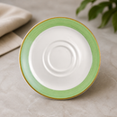 Commercial Low Cup Saucer 145mm 227ml Green 36 Pack