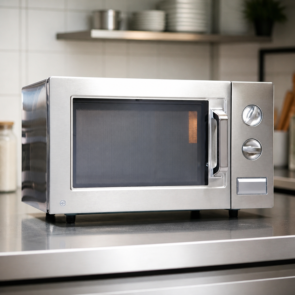 22Ltr Commercial Manual Microwave with 1000W Power