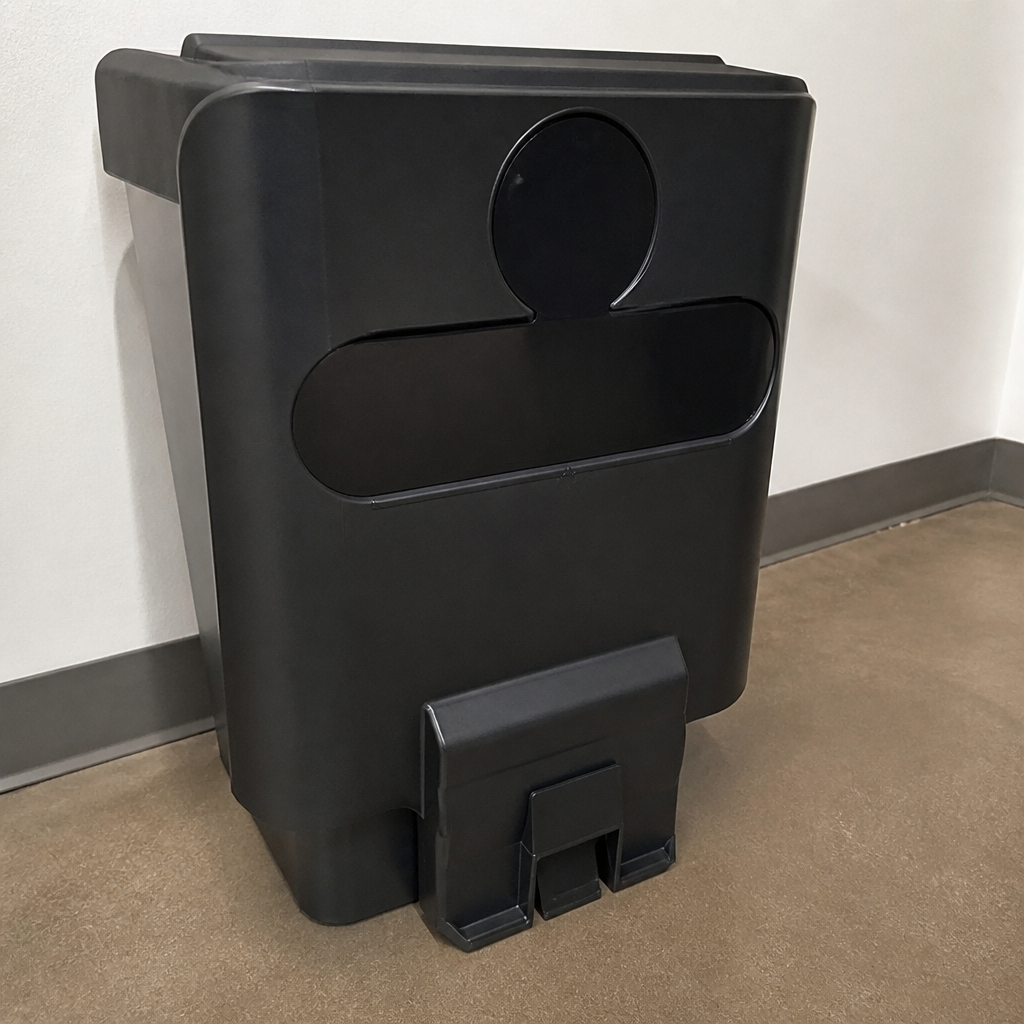 Commercial Recycling Station Billboard Black 44cm High