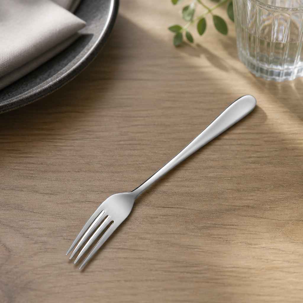 Florence style stainless steel table forks 12 pack