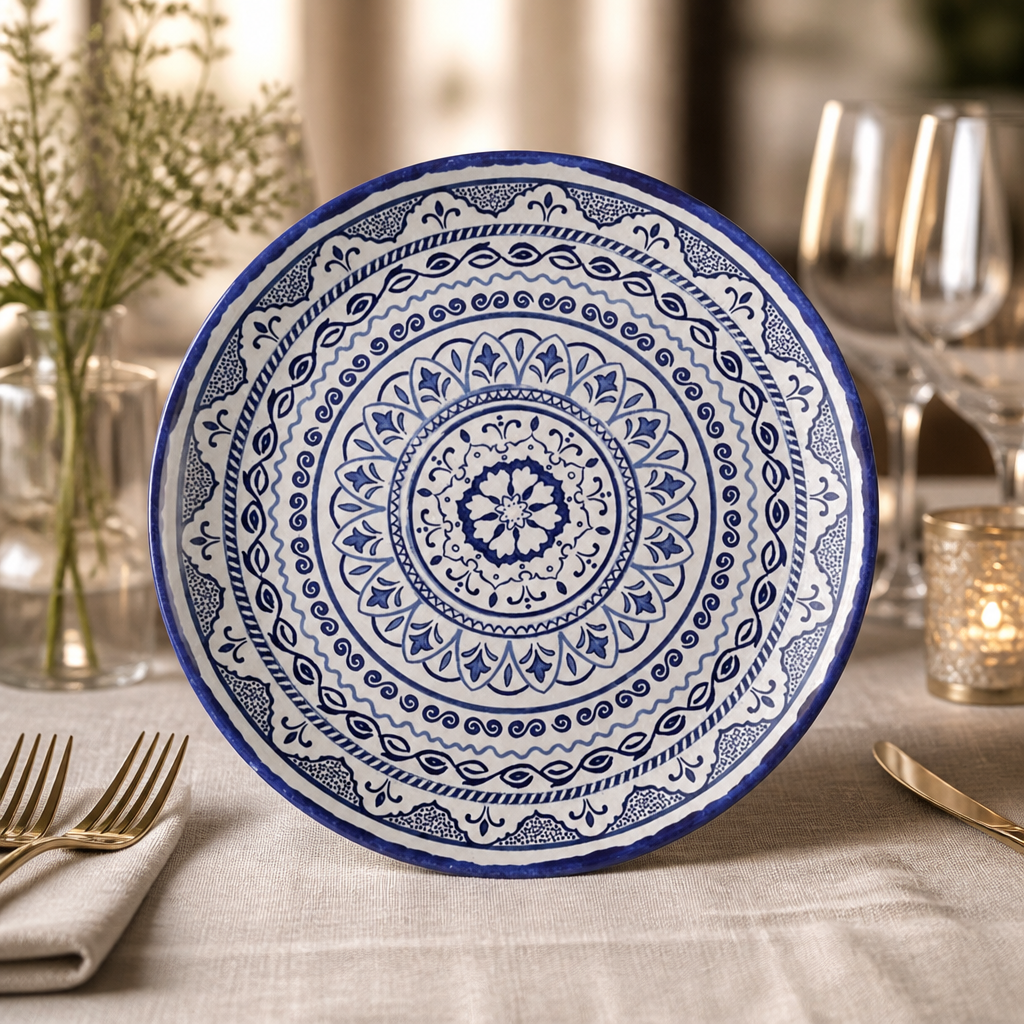 Moresque Style Commercial Coupe Plates 285mm 12 Pack