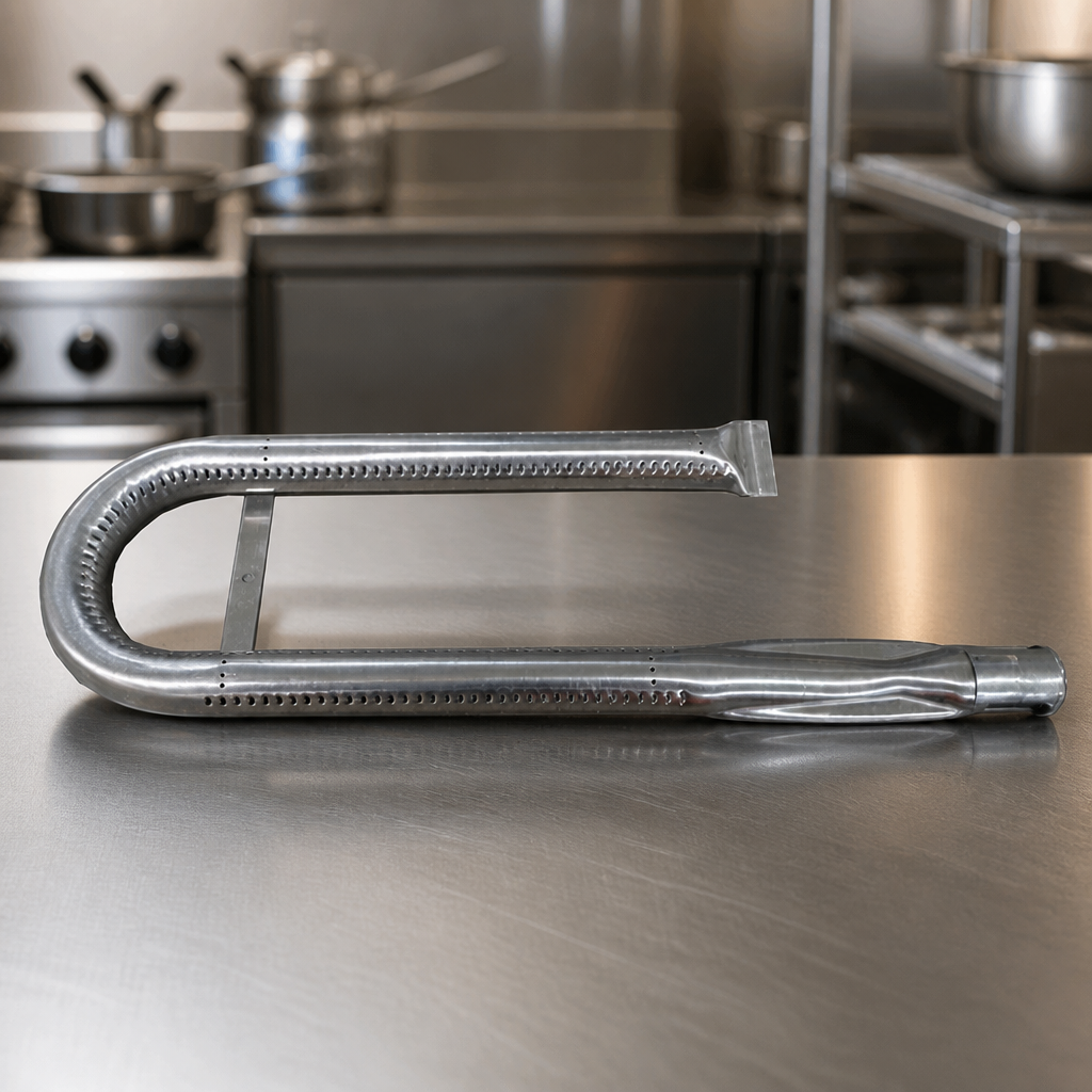 Commercial U Burner 32x170mm Stainless Steel Oven Part