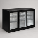 Commercial Back Bar Cooler 330Ltr Sliding Door Beer Fridge