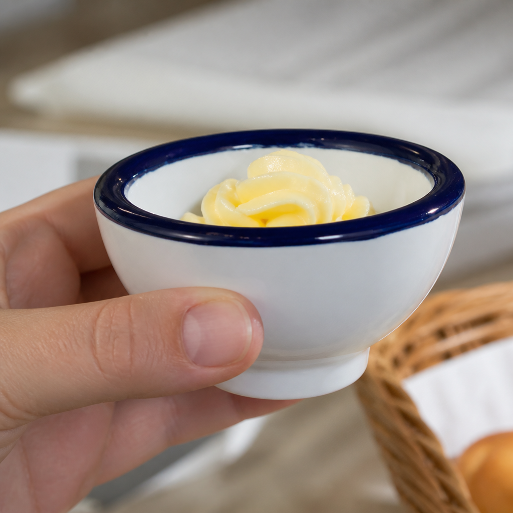 Commercial Melamine Bowl 20ml in Blue