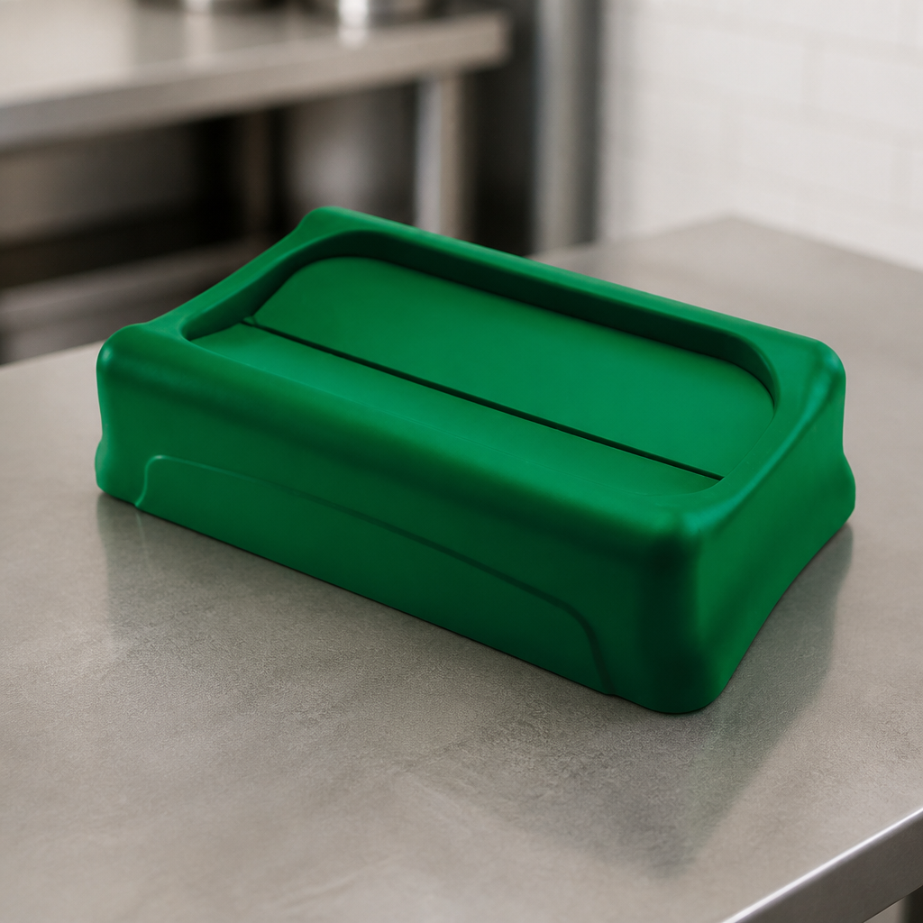 Slim swing green lid for 60 & 87 litre recycling bins