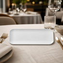 Commercial Oblong Serving Trays 265mm White Vitrified China 6 Pack