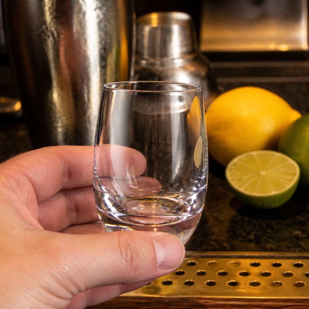 Commercial Crystal Shot Glasses 75ml - 6 Pack