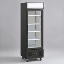 Commercial Upright Display Fridge 218L Capacity Black Finish