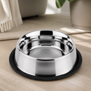 Large Stainless Steel Dog Bowl 920ml Non-Slip Base