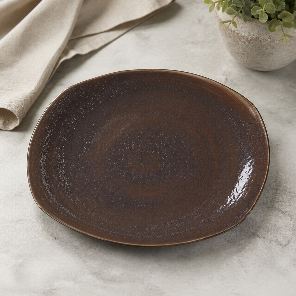 Commercial Granite Plates 305mm Diameter - 12 Pack