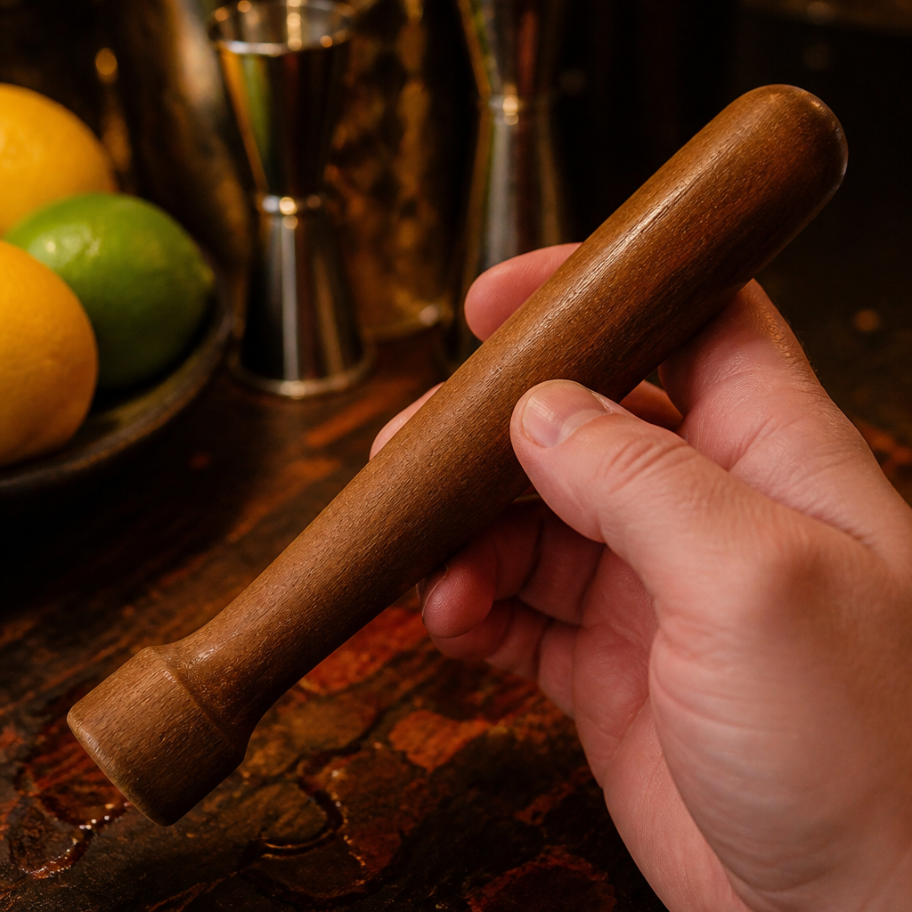 Wooden Cocktail Muddler 205mm for bartending use